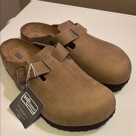 New - Birkenstock Boston Clogs Tobacco oiled leather - Picture 1 of 8